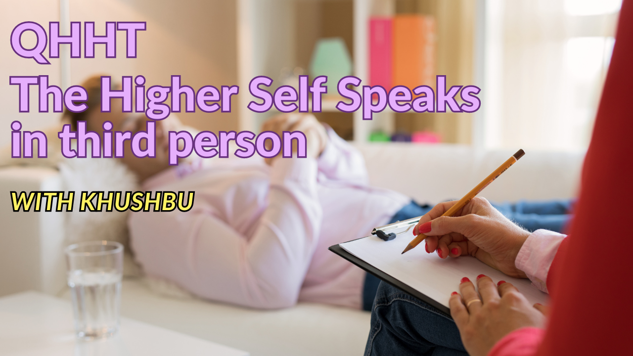 QHHT! The Higher Self Explains that Fear is an Illusion... Money Comes when You Believe |  Khushbu